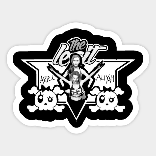 ARIEL AND ALIYAH BROOKS ''LEGIT'' Sticker by KVLI3N